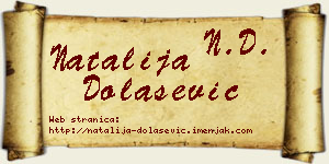Natalija Dolašević vizit kartica